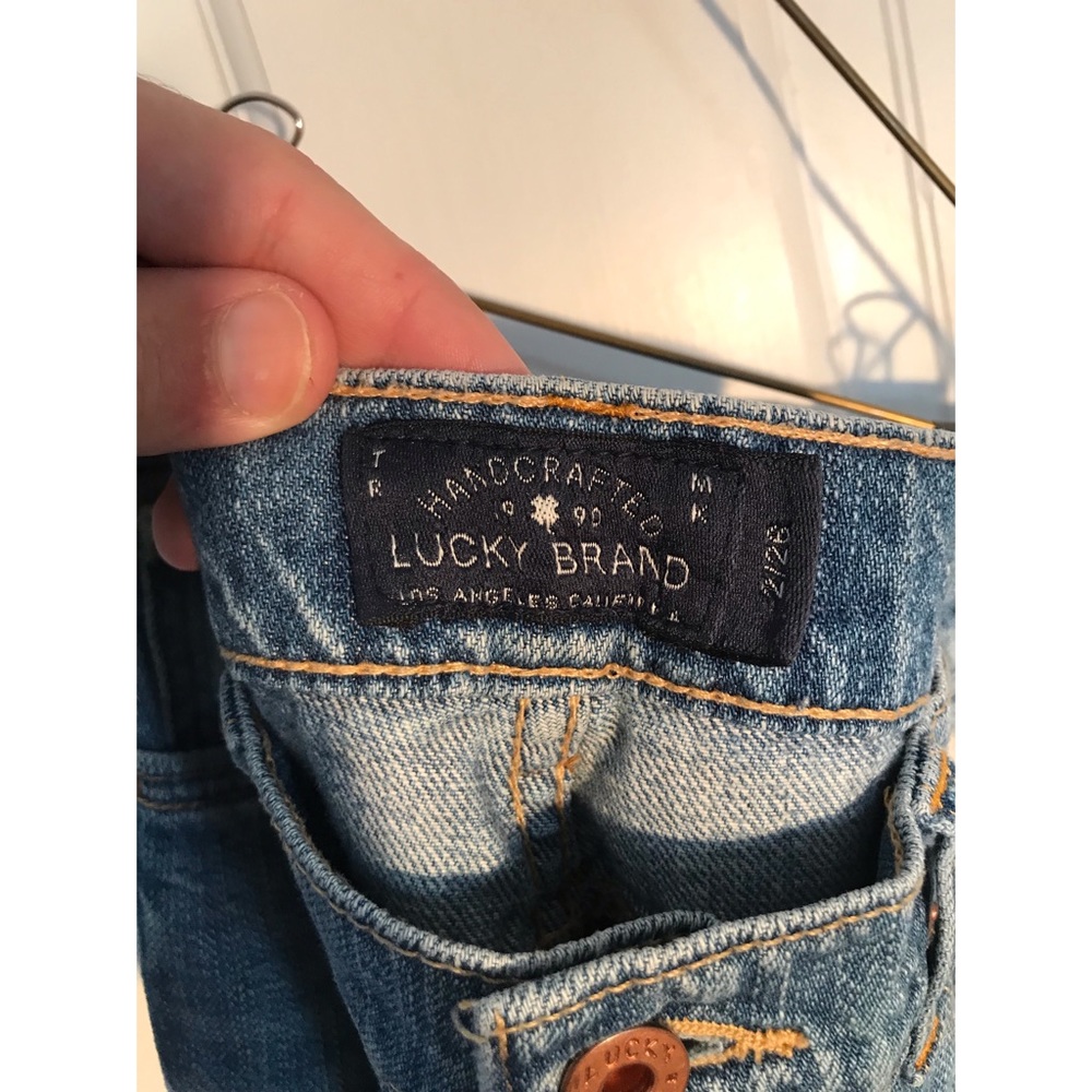 Lucky Brand Ripped Straight Leg Jeans - Picture 3 of 4